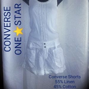 *5 for $30* CONVERSE ONE⭐STAR LINEN/COTTON SHORTS